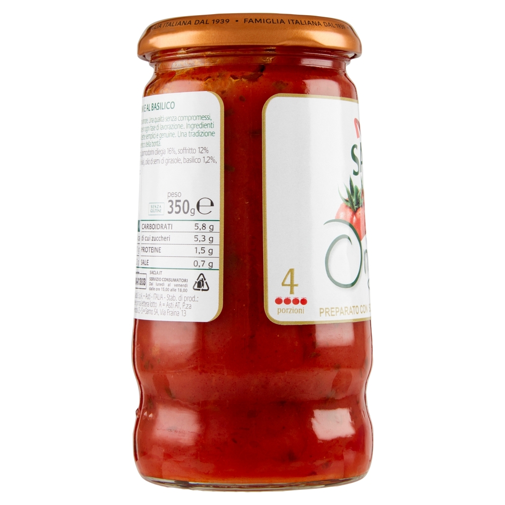 Saclà Originale con basilico 350 g