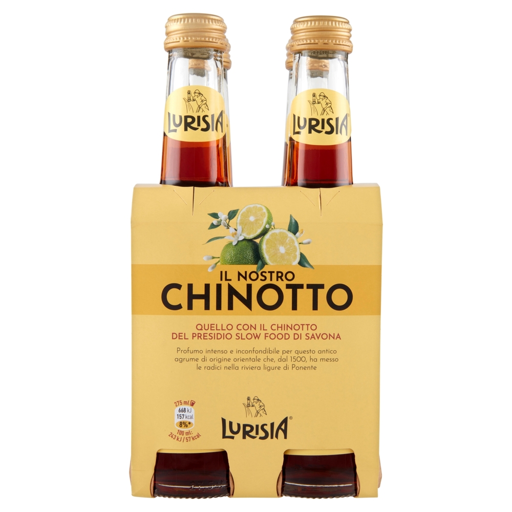 Lurisia il Nostro Chinotto confezione 4 x 275 ml