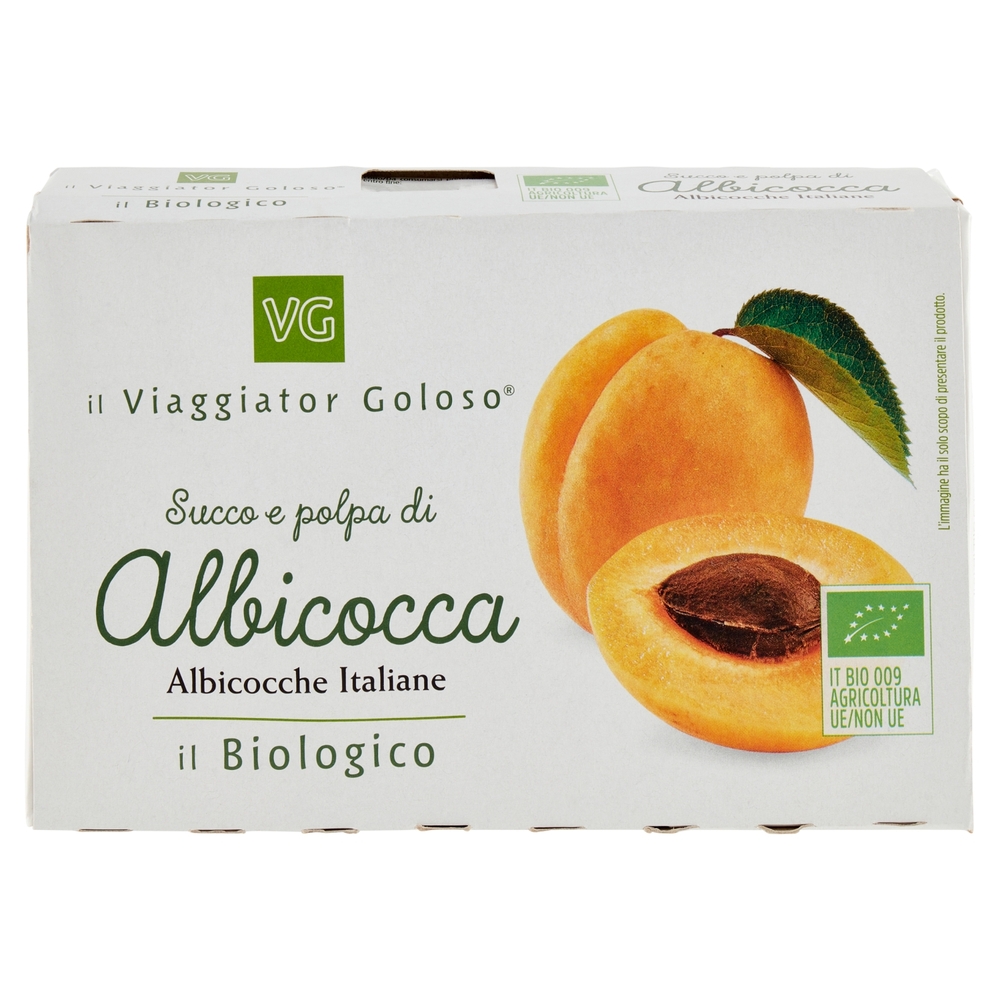 Succo e Polpa di Albicocca Italiana BIO il Viaggiator Goloso