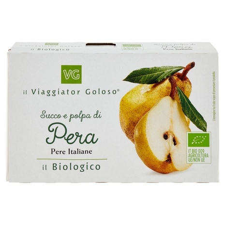 Succo e Polpa di Pera Italiana BIO il Viaggiator Goloso