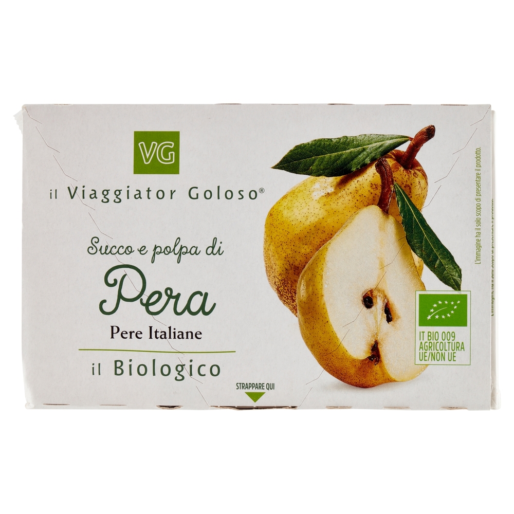 Succo e Polpa di Pera Italiana BIO il Viaggiator Goloso
