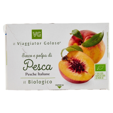 Succo e Polpa di Pesca Italiana BIO il Viaggiator Goloso