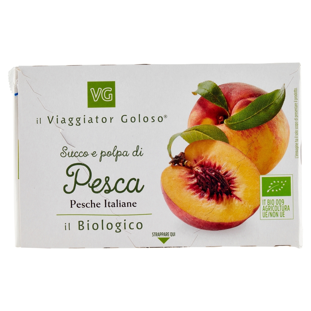 Succo e Polpa di Pesca Italiana BIO il Viaggiator Goloso