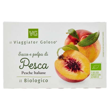 Succo e Polpa di Pesca Italiana BIO il Viaggiator Goloso