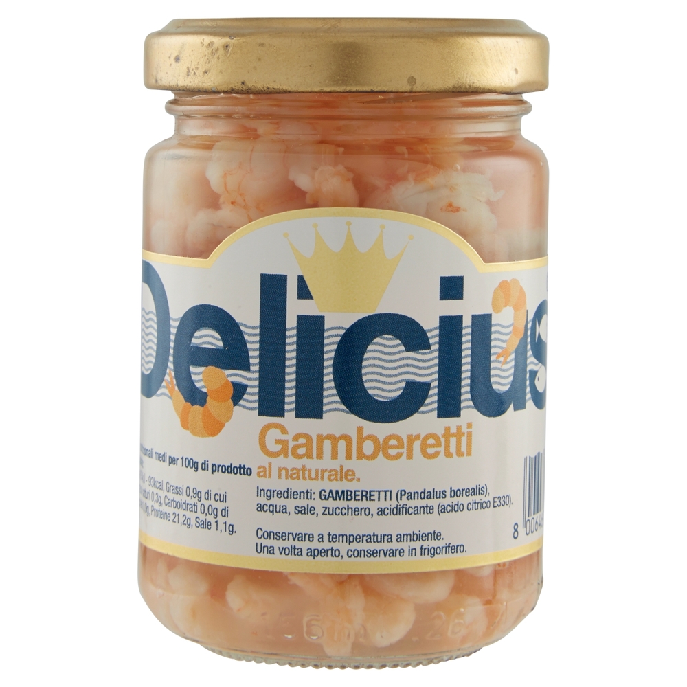Delicius Gamberetti al naturale 140 g