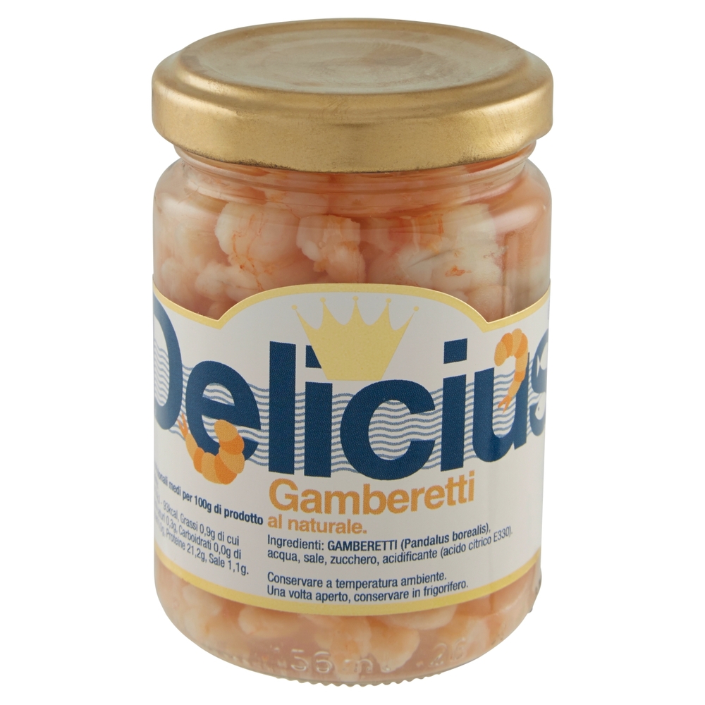 Delicius Gamberetti al naturale 140 g