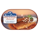 RügenFisch Filetti di Aringhe affumicate in olio vegetale e liquido proprio 200 g