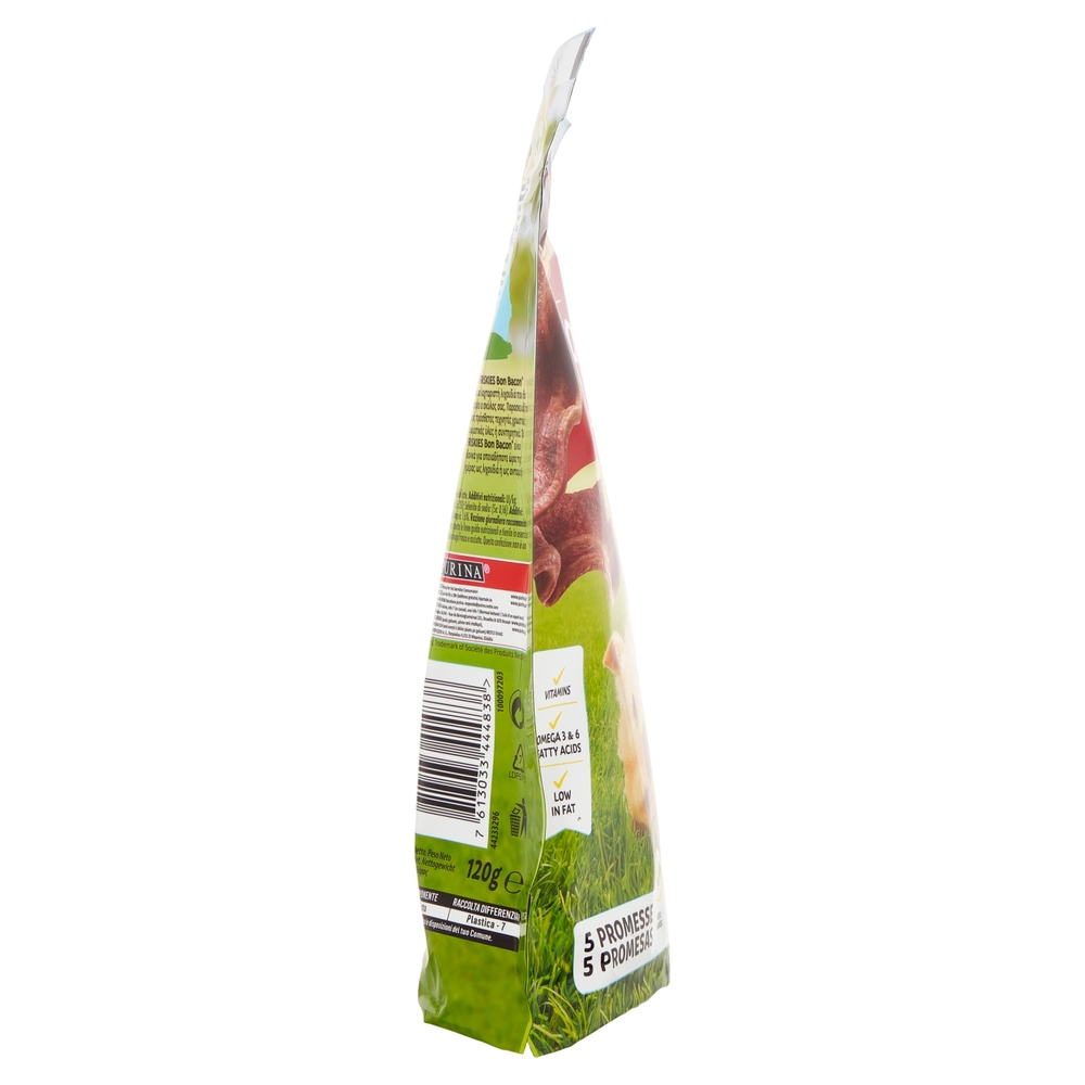 PURINA FRISKIES Bon Bacon Snack cane al gusto di Bacon busta 120 g