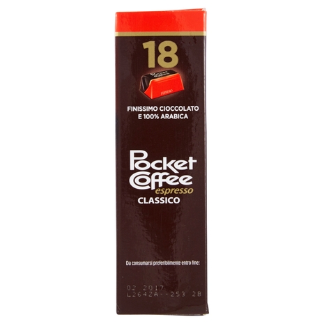 Pocket Coffee espresso Classico 18 Pezzi 225 g