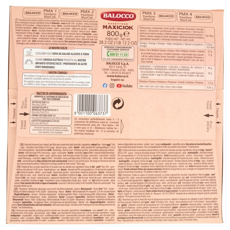 Balocco Panettone Maxiciok 800 g