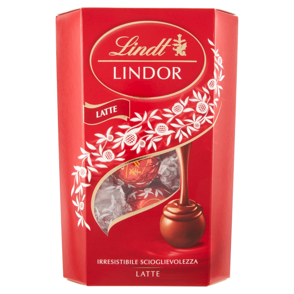 Lindt Cioccolatini Lindor Cioccolato al latte Scatola 200 g