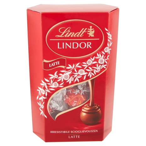 Lindt Cioccolatini Lindor Cioccolato al latte Scatola 200 g