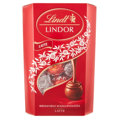 Lindt Cioccolatini Lindor Cioccolato al latte Scatola 200 g