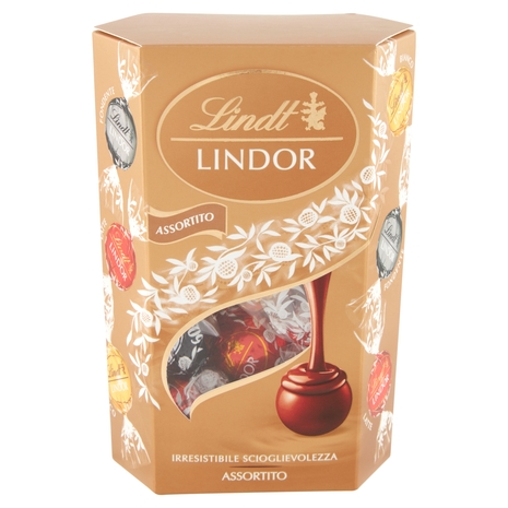Lindt Cioccolatini Lindor Cioccolatini assortiti Scatola 200 g