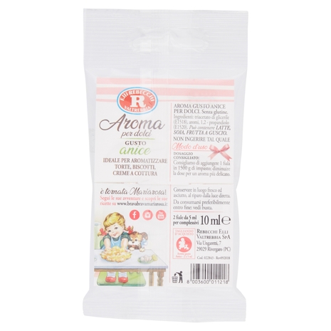 Mariarosa Aroma per dolci Gusto anice 2 x 5 ml