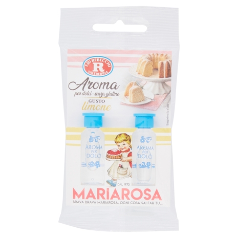 Mariarosa Aroma per dolci Gusto limone 2 x 5 ml