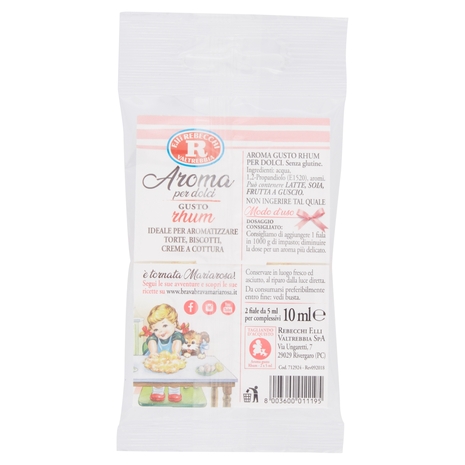 Mariarosa Aroma per dolci Gusto rhum 2 x 5 ml