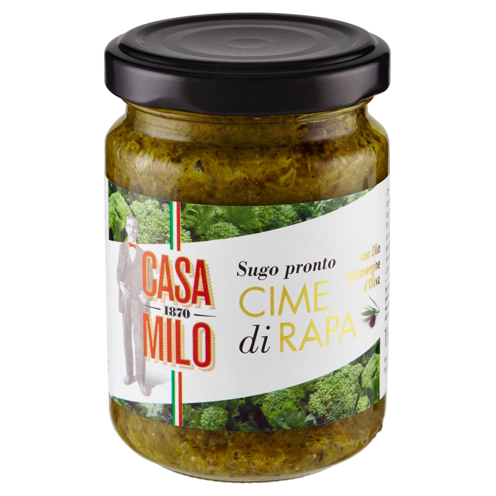 Casa Milo Sugo pronto Cime di Rapa 130 g
