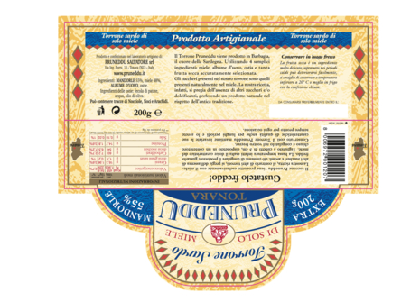 TORRONE MANDORLA PRUNEDDU 200G