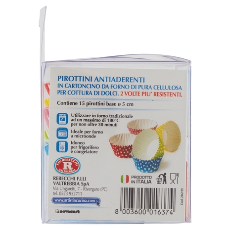 Pirottini per Muffins e Cup Cakes Disney Artisti in Cucina 15 pz