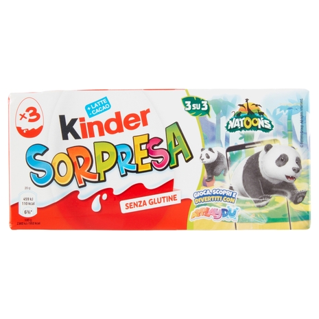 Kinder Sorpresa Natoons 3 x 20 g