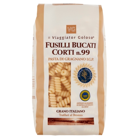 Fusilli Bucati Corti n.99 di Gragnano IGP Il Viaggiator Goloso