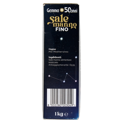 Gemma di mare Sale marino Fino 1 kg