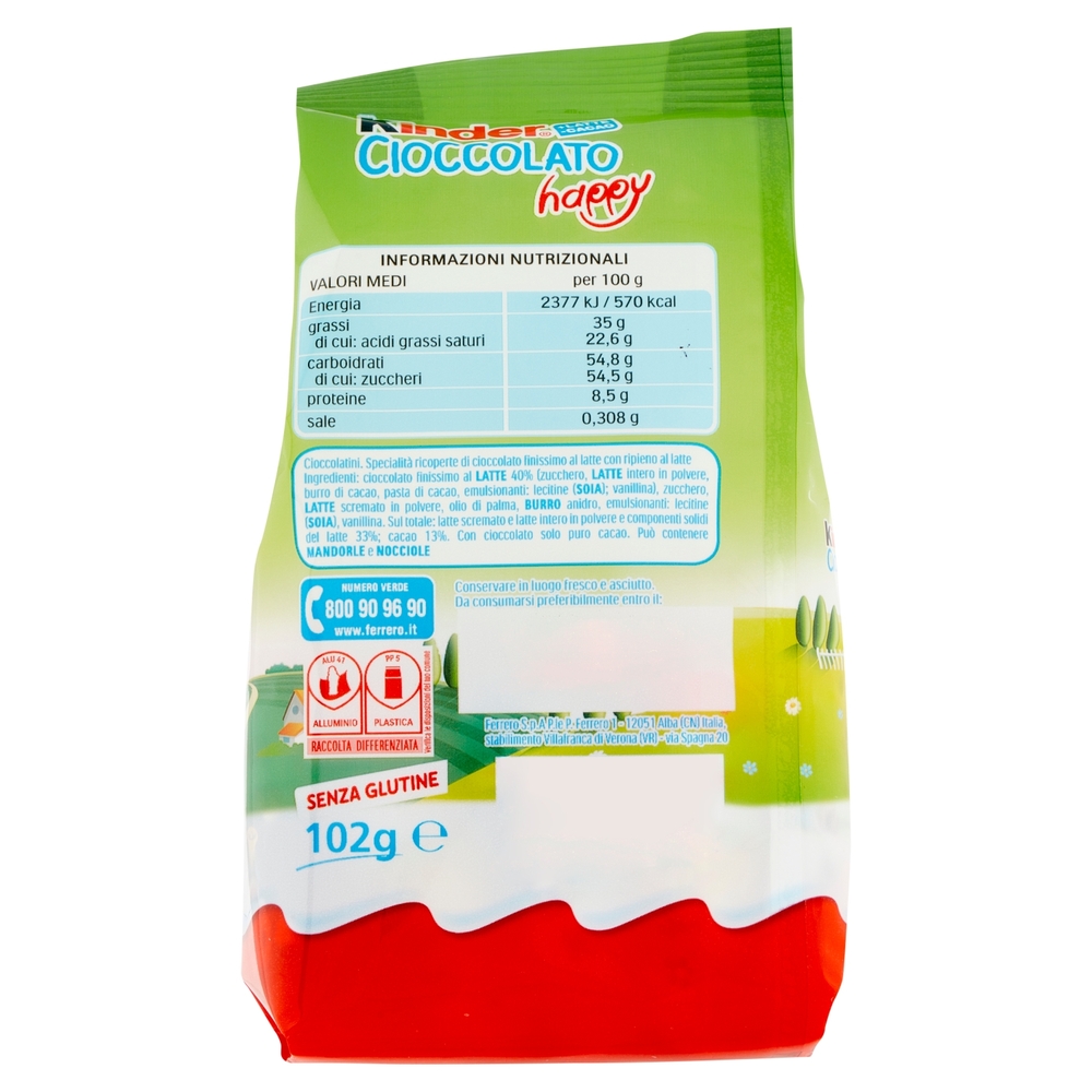 Kinder Cioccolato happy 102 g
