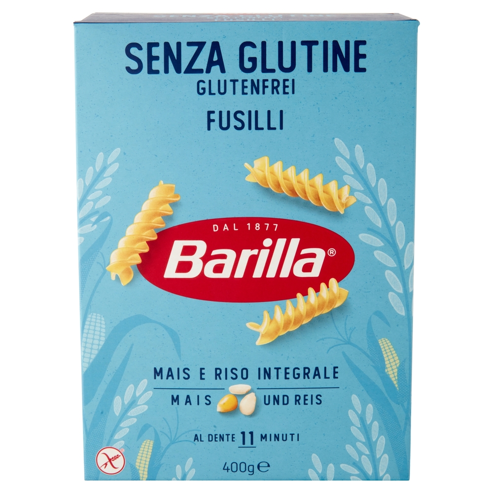 Barilla Pasta Senza Glutine Fusilli Mais e Riso 400g