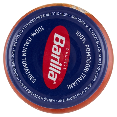Barilla Sugo Arrabbiata 100% Pomodoro e Peperoncino italiani Condimento per Pasta 400 g