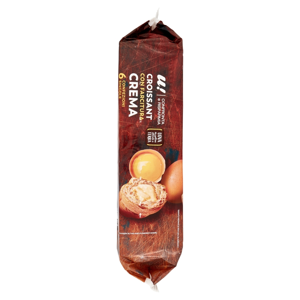 6 Croissant con Farcitura alla Crema U! Confronta e Risparmia