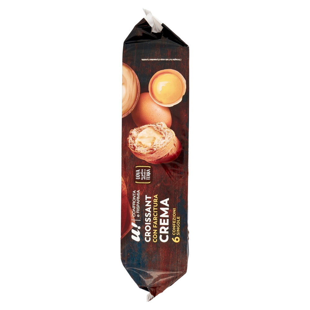 6 Croissant con Farcitura alla Crema U! Confronta e Risparmia