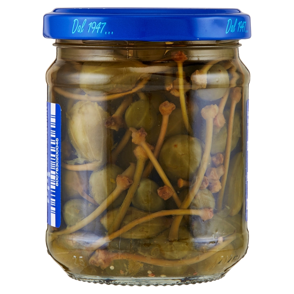 Neri Capperi per aperitivo in aceto di vino 200 g