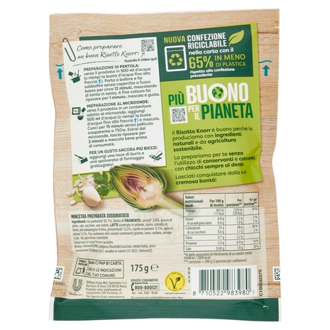 Knorr Risotto Carciofi 175 g