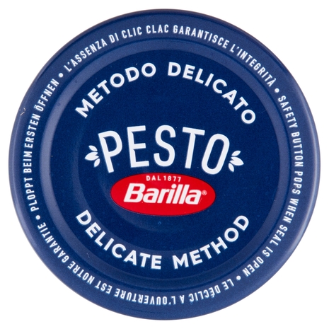 Barilla Pesto alla Genovese con Basilico Fresco Condimento e Sugo per Pasta 190 g