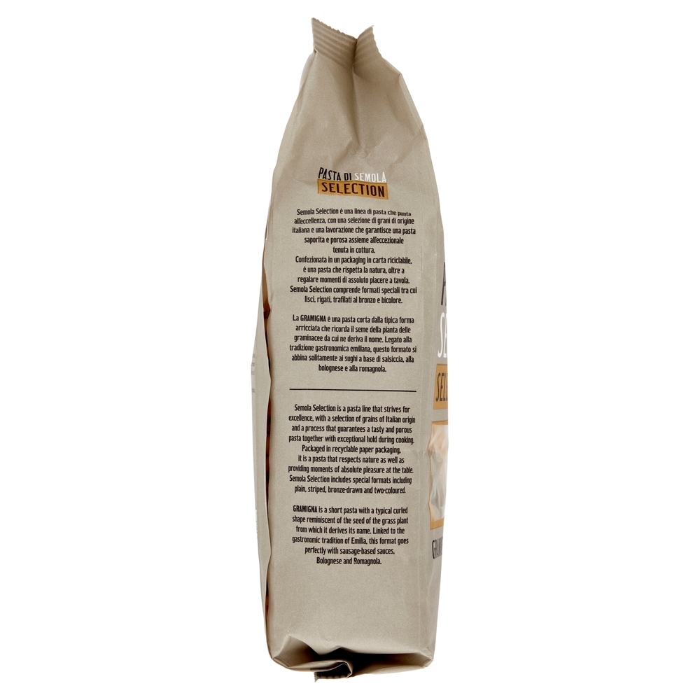 Andalini Selection Pasta di Semola Gramigna Rigata Paglia e Fieno 500 g