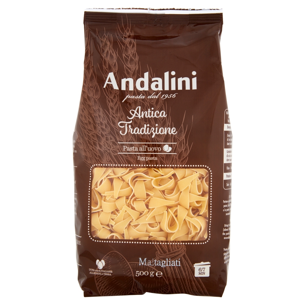 Andalini Antica Tradizione Pasta all'uovo Maltagliati 500 g