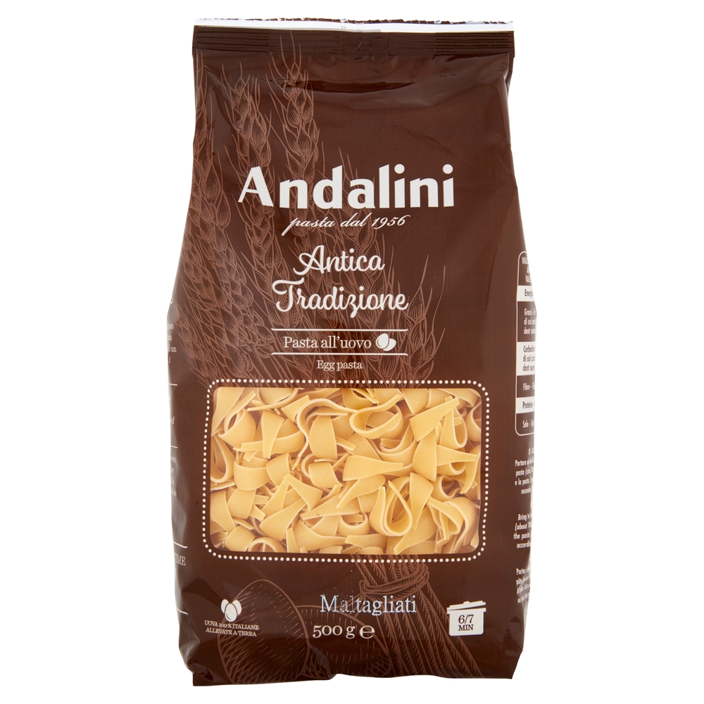 Andalini Antica Tradizione Pasta all'uovo Maltagliati 500 g