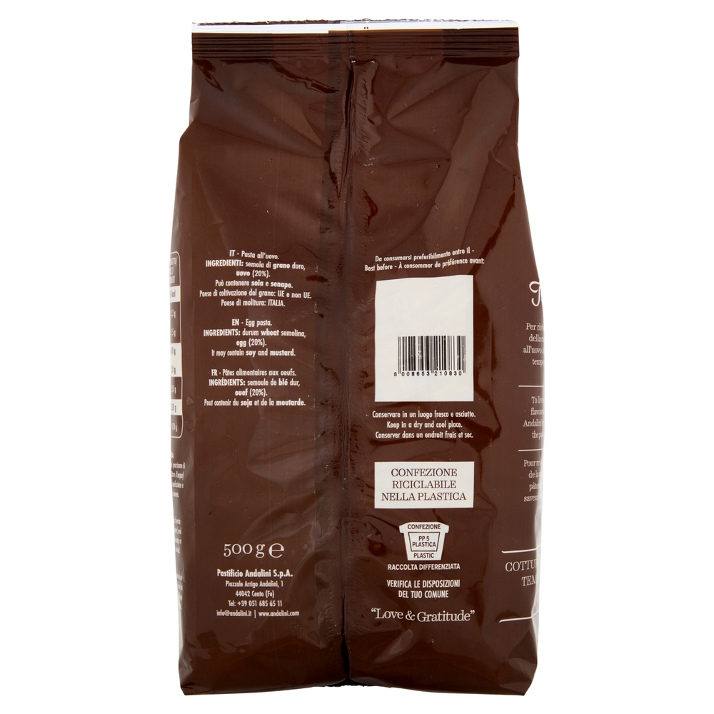 Andalini Antica Tradizione Pasta all'uovo Maltagliati 500 g