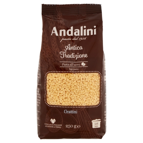 Andalini Antica Tradizione Pasta all'uovo Grattini 250 g