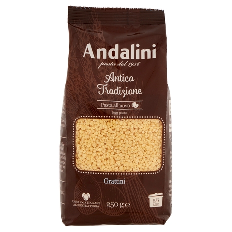 Andalini Antica Tradizione Pasta all'uovo Grattini 250 g