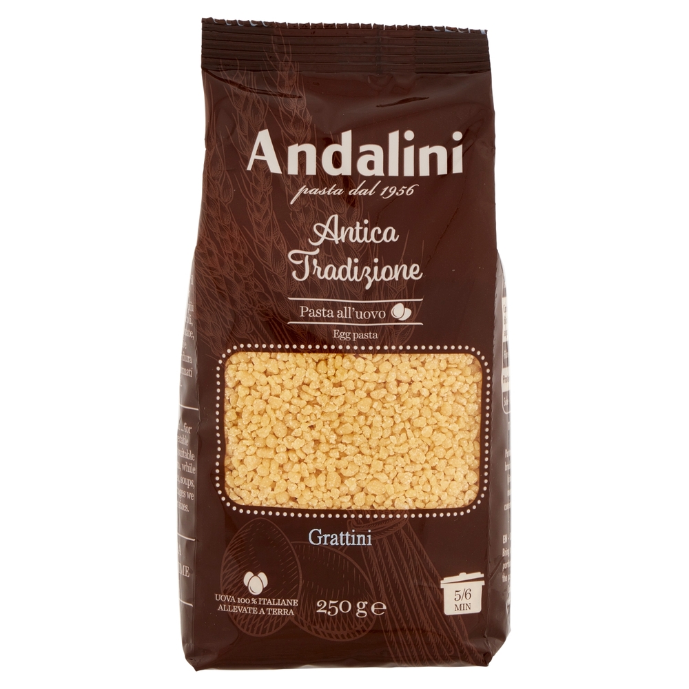 Andalini Antica Tradizione Pasta all'uovo Grattini 250 g