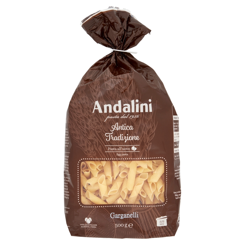 Andalini Antica Tradizione Pasta all'uovo Garganelli 500 g