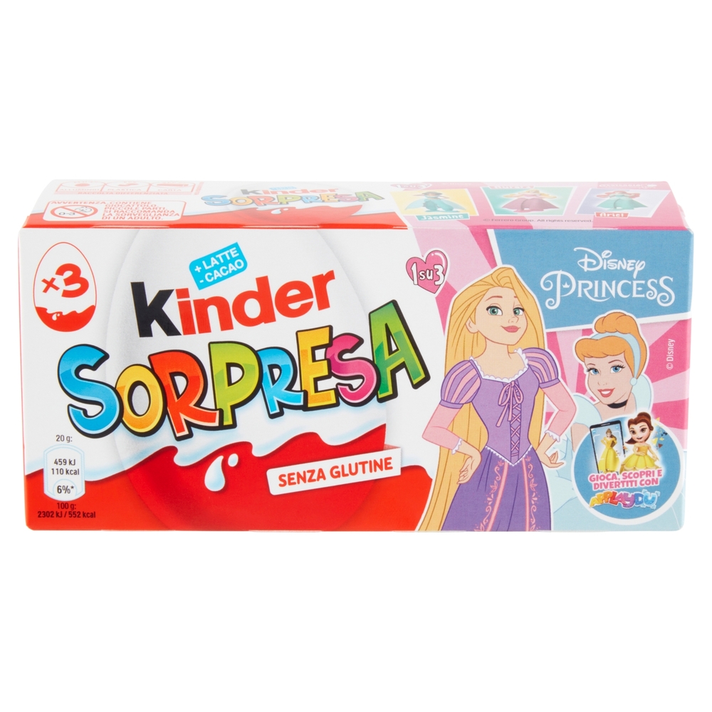 Kinder Sorpresa Disney Princess 3 x 20 g