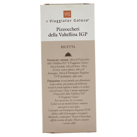 Pizzoccheri della Valtellina IGP Il Viaggiator Goloso