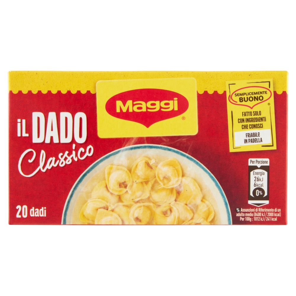 MAGGI Dado Classico preparato per brodo (20 dadi) 200 g