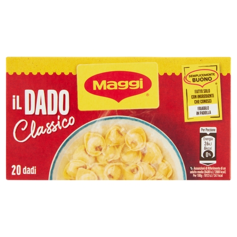 MAGGI Dado Classico preparato per brodo (20 dadi) 200 g