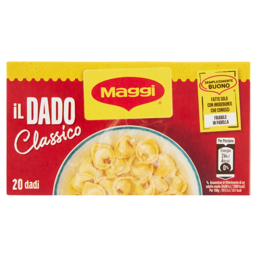 MAGGI Dado Classico preparato per brodo (20 dadi) 200 g