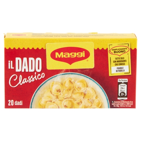 MAGGI Dado Classico preparato per brodo (20 dadi) 200 g