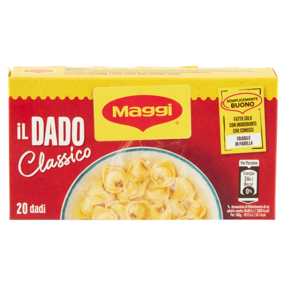 MAGGI Dado Classico preparato per brodo (20 dadi) 200 g